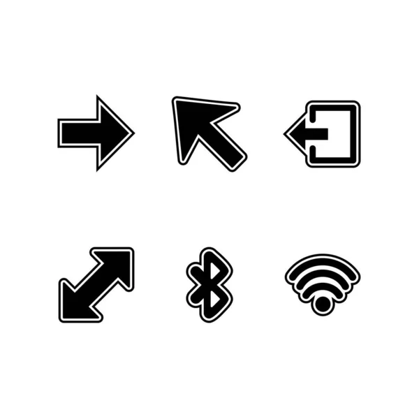 Grundlegende Elemente Icons Für Den Persönlichen Und Kommerziellen Gebrauch — Stockvektor