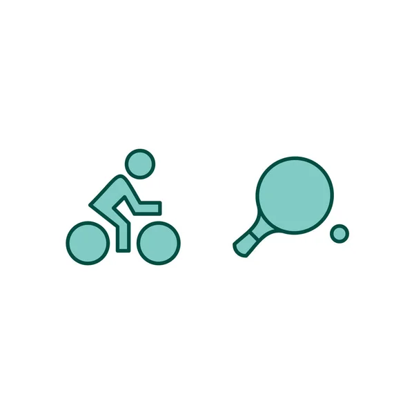 Icon set of sports and games for personal and commmercial use...