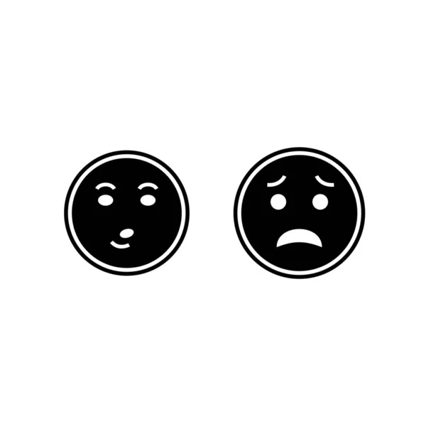 Emoji Simgesi Kağıdı Beyaz Arkaplanda Zole Edildi — Stok Vektör