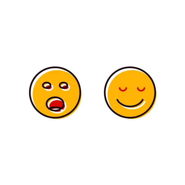 Iconos Emoji Para Uso Personal Comercial — Vector de stock