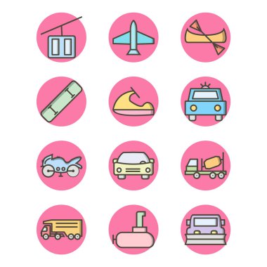 Kişisel ve ticari kullanım için simge taşıma...