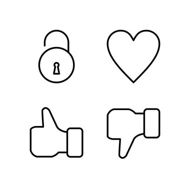 Kişisel ve Ticari Kullanım İçin 4 Temel Element Simgesi...