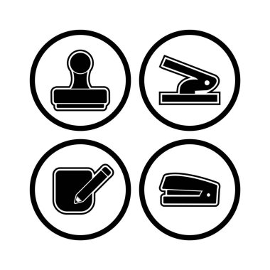 Kişisel ve Ticari Kullanım İçin 4 Ofis Simgesi...