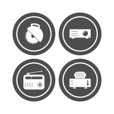 Kişisel ve Ticari Kullanım İçin 4 Elektronik Aygıt Simgesi...