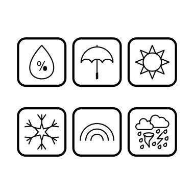 Kişisel ve Ticari Kullanım İçin 6 Hava Simgesi...