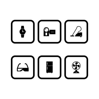 Kişisel ve Ticari Kullanım İçin 6 Elektronik Aygıt Simgesi...