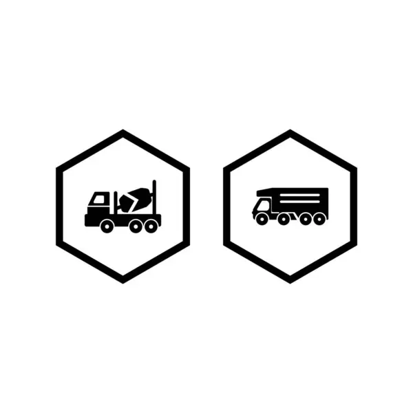Ikoon Set Van Het Vervoer Voor Persoonlijk Commercieel Gebruik — Stockvector