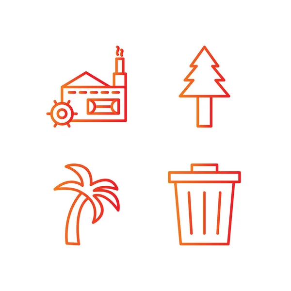 Eco Iconos Para Uso Personal Comercial — Archivo Imágenes Vectoriales