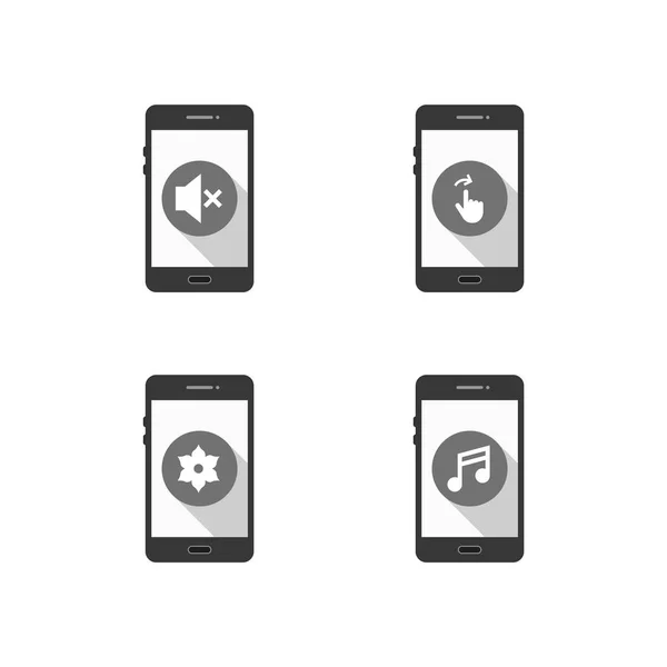 Mobiele Apps Pictogrammen Voor Persoonlijk Commercieel Gebruik — Stockvector