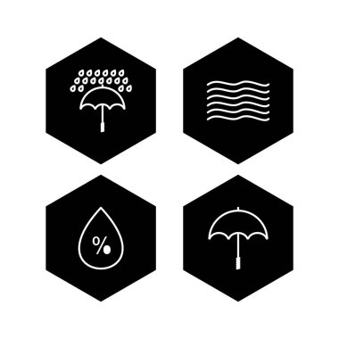 Kişisel ve Ticari Kullanım İçin Hava Durumu 4 Simgesi...