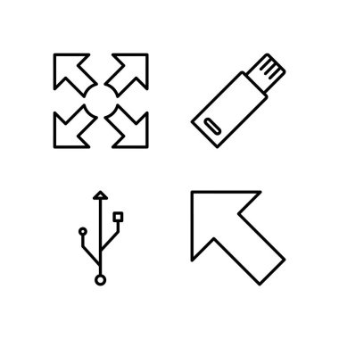 Kişisel ve Ticari Kullanım İçin 4 Temel Element Simgesi...