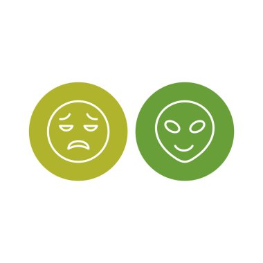 Kişisel ve ticari kullanım için 2 simge emojisi...