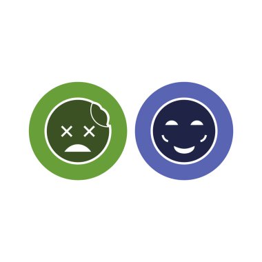 Kişisel ve Ticari Kullanım İçin 2 Emoji Simgesi...