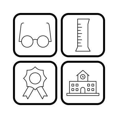 Kişisel ve Ticari Kullanım İçin 4 Eğitim Simgesi...