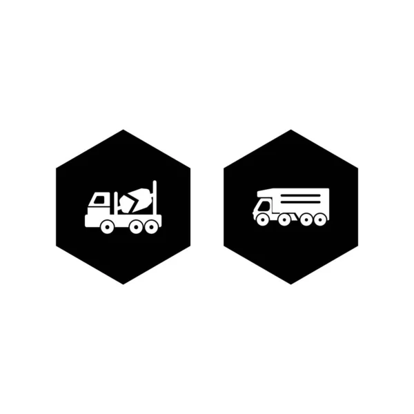 Icon Set Von Transport Für Den Persönlichen Und Kommerziellen Gebrauch — Stockvektor