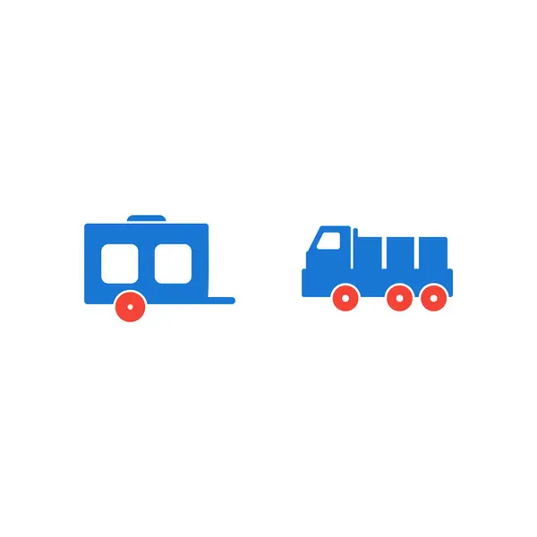 Conjunto Iconos Transporte Para Uso Personal Comercial — Archivo Imágenes Vectoriales