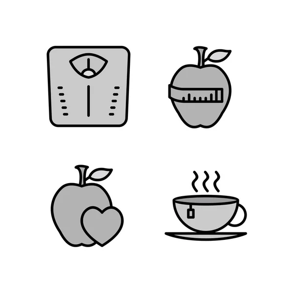 Iconos Para Salud Uso Personal Comercial — Vector de stock