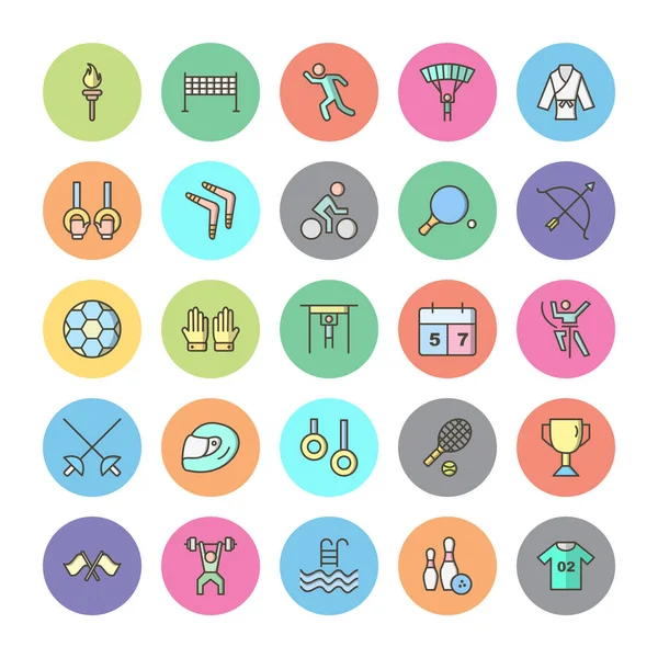 Icon set of sports and games for personal and commmercial use...