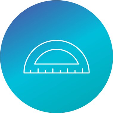 Cetvel simgesi. Web tasarım biçimi