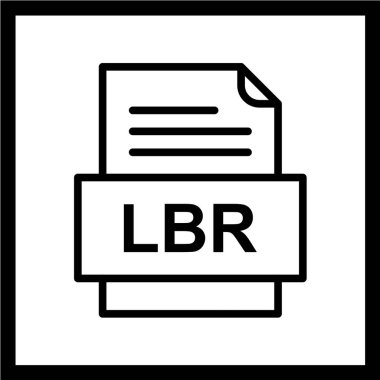 dosya biçimi simgesi, vektör illüstrasyonu