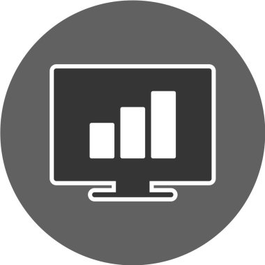 grafik ikonu vektör illüstrasyonu