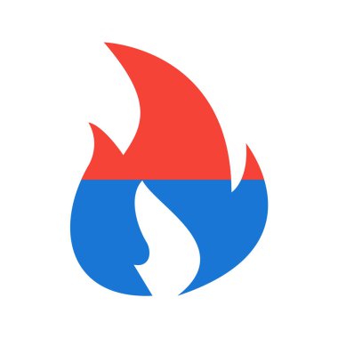  Moda Biçiminde Ateş Simgesi Ayrı Arkaplan