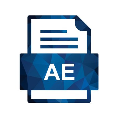 dosya biçimi simgesi, vektör illüstrasyonu