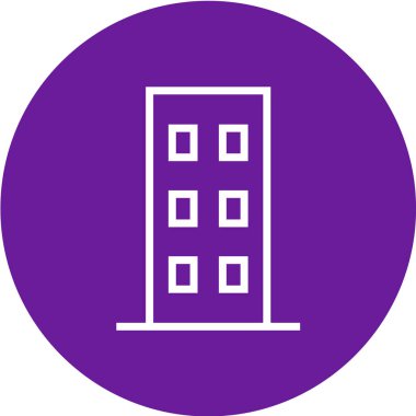 Emlak simgesi vektör illüstrasyonu 