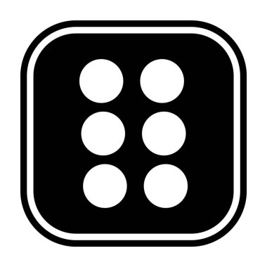 Zar Altı Simgesi Stili İzole Arkaplan