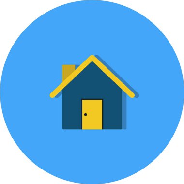 Ev simgesi vektör illüstrasyonu