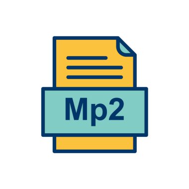 tipik dosya biçimi vektör illüstrasyonu 