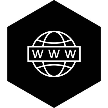 Modern b adres ikonunun vektör illüstrasyonu