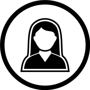 kullanıcı simgesi siyah, vektör