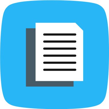 dosya biçimi simgesi, vektör illüstrasyonu