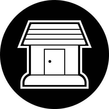 Dükkan Simgesi Moda Biçiminde İzole Arkaplan