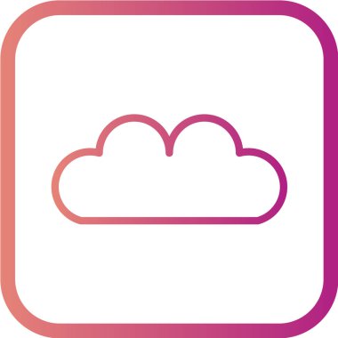 bulut vektör illüstrasyonu 