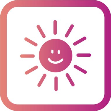 Gülümseme ikonu, vektör illüstrasyonu. düz tasarım biçimi