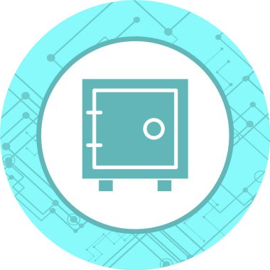 Güvenli simgenin vektör illüstrasyonu