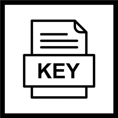 dosya biçimi simgesi, vektör illüstrasyonu