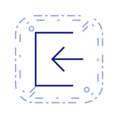 Multimedya düz simgesi beyaz arkaplanda izole edildi