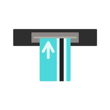 Kredi kartı ikonu vektör illüstrasyonu