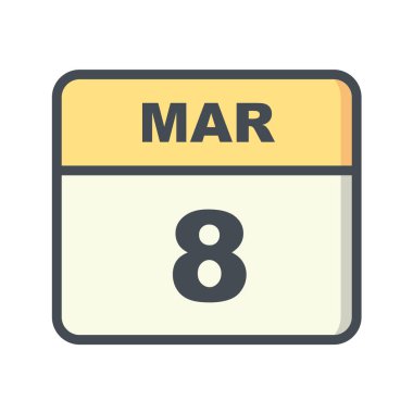 Takvim simgesi tasarımı, vektör illüstrasyonu