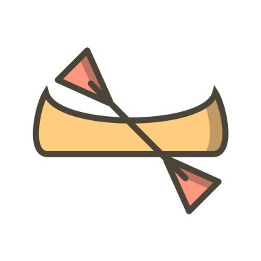 Vektör illüstrasyonu, gemi simgesinin basit simgesi