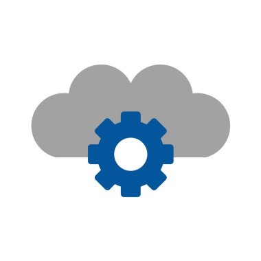 Vektör illüstrasyonu, basit simge çarkı