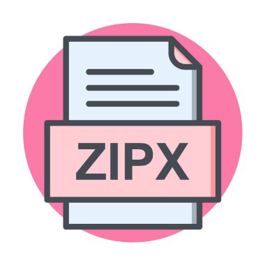 dosya biçimi simgesi, vektör illüstrasyonu