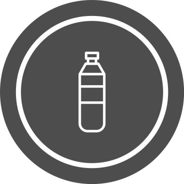  Su Şişe Simgesi Moda Biçimli Ayrı Arkaplan