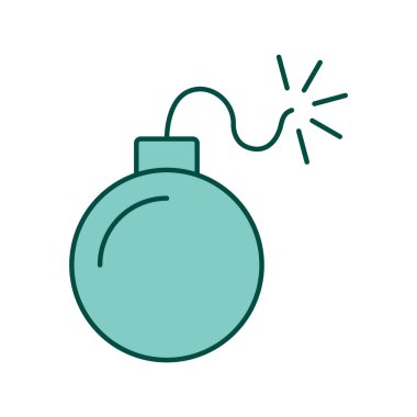 Moda Biçimli Patlama Simgesi İzole Arkaplan      