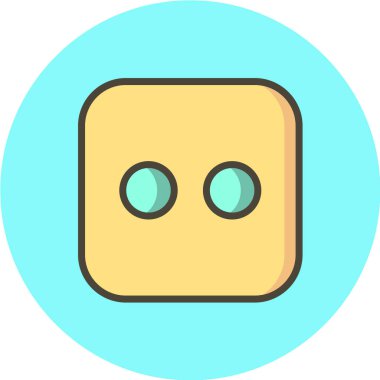 minimalist vektör illüstrasyonu, uygulama simgesi