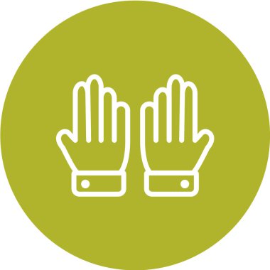 Stop jest simgesinin vektör illüstrasyonu