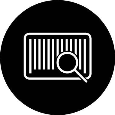 barkod simgesi vektör illüstrasyonu